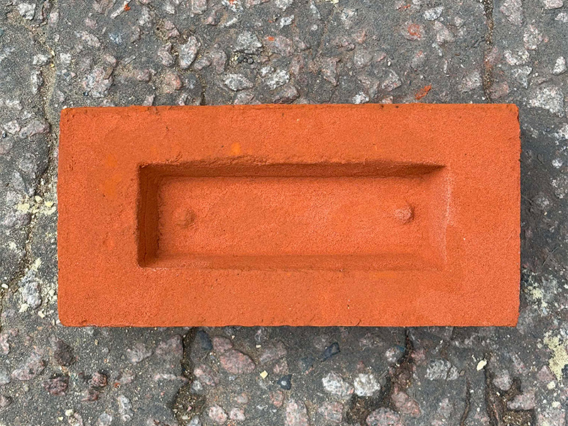 Imitation Imperial soft red and orange bricks with handmade texture