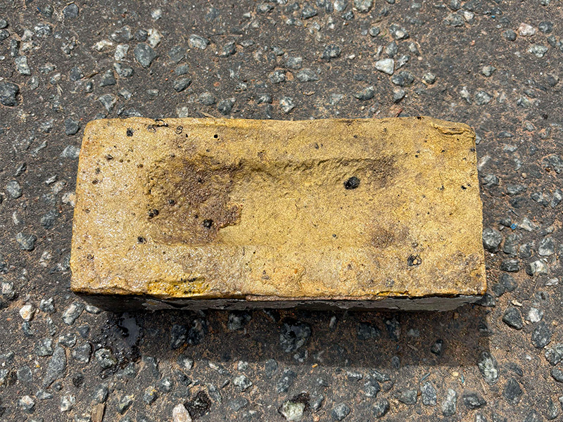 Reclaimed yellow stock bricks with warm hue and weathered texture