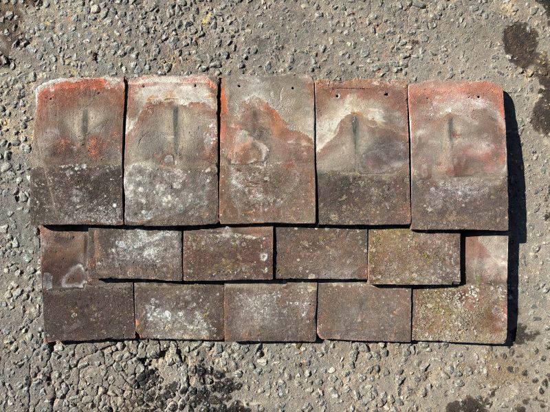 Handmade clay roof tiles with traditional authentic character